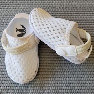 👶🏼 4/$10 9-18 Month 4.5 4C Baby Swim Water Pool Shoes White Summer
